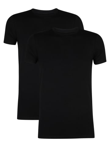 Petrol Industries 2er-Pack Basic T-Shirt Rundhals Pioneer in Schwarz