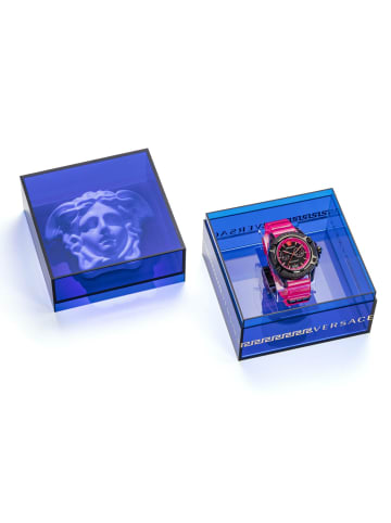 Versace Analoguhr für Damen in schwarz