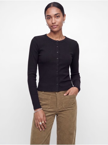 JJXX Langarm-T-Shirt in Black