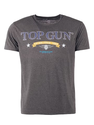 TOP GUN T-Shirt TG20212108 in anthra