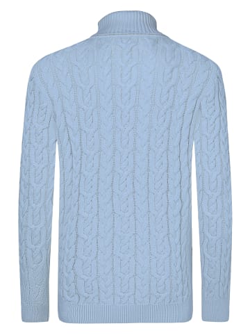JIMMY SANDERS Rollkragenpullover in Hell Blau