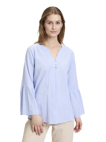 CARTOON Casual-Bluse mit Streifen in Blau/Weiß