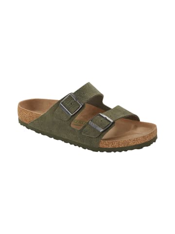 Birkenstock Pantoletten Arizona in desert dust thyme