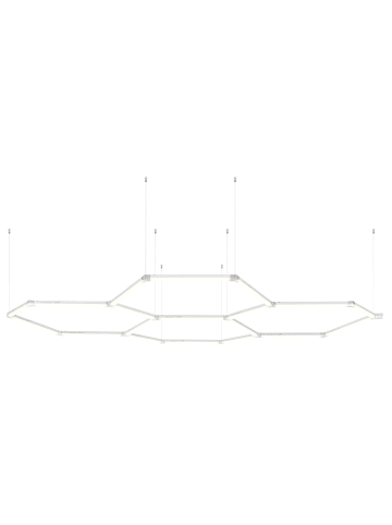 Globo lighting Deckenleuchte "HONEYCOMB" in white