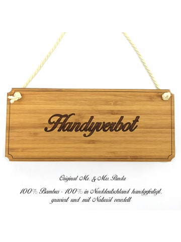 Mr. & Mrs. Panda Türschild Handyverbot mit Spruch in Keine Angabe