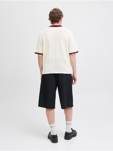 Jack & Jones Gestricktes Polo in Sea Salt