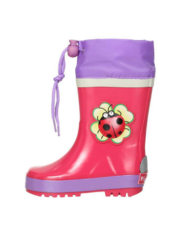 Playshoes Gummistiefel Glückskäfer in Pink