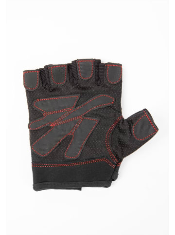 Gorilla Wear Fitness-Handschuhe für Damen - Schwarz/rot genäht