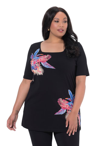 Ulla Popken Longshirt in schwarz