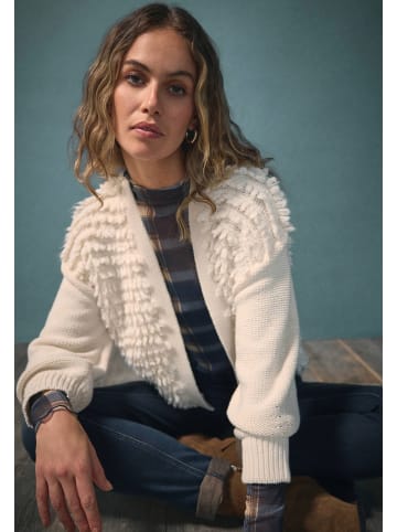 Zero  Strickjacke offener Style in Eggnog