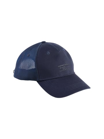 Camel Active Cap aus reiner Baumwolle in Dunkelblau