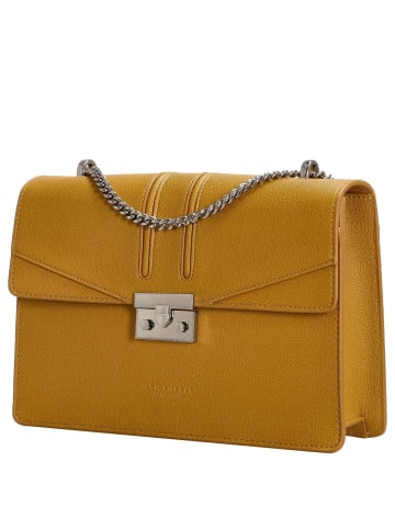 Seidenfelt Roros Big - Schultertasche 28 cm (oxblood/gold) in mustard