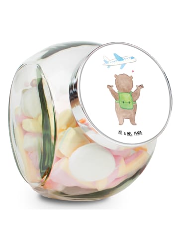 Mr. & Mrs. Panda Teedose Bär Flugzeug ohne Spruch in Weiß