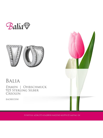 BALIA Silber 925 Damen Creolen Dreieck Ohrring ca. 1,3cm