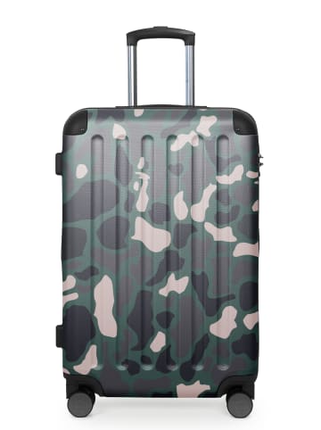 Hauptstadtkoffer Spree - Mittelgroßer Koffer Hartschale Trolley 65 cm, TSA, 74 L in Camouflage
