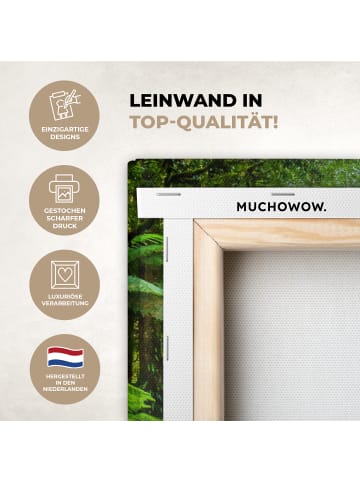 MuchoWow Leinwand bilder Dschungel Wasserfall (BxH)