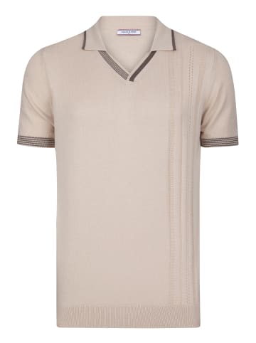 Felix Hardy Poloshirt Kurzarm in Beige