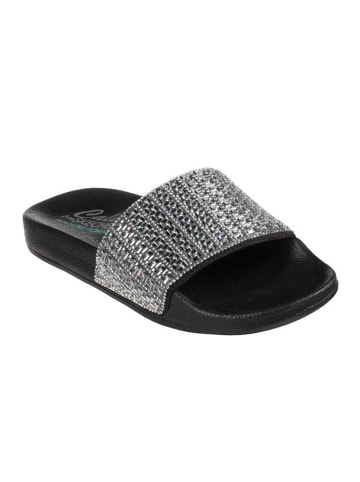 Skechers Klassische Slipper Pop Ups - New Sparkle in schwarz