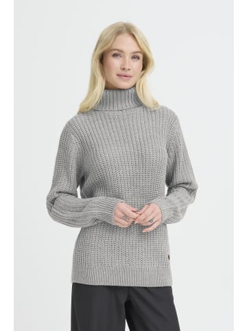 Oxmo Rollkragenpullover OXEdna in Grau