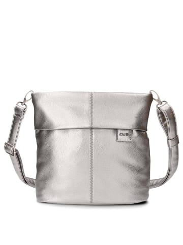 Zwei Mademoiselle M8 - Schultertasche 25 cm (sage) in silver