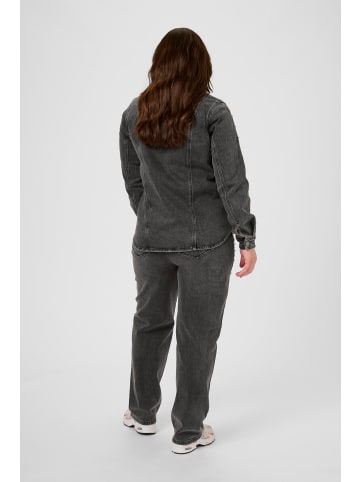 KAFFE curve Jeanshemd KCpetri Regular fit in Grey vintage wash