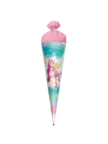 Schultüte Magisches Einhorn 70 cm groß - rund Filzverschluss