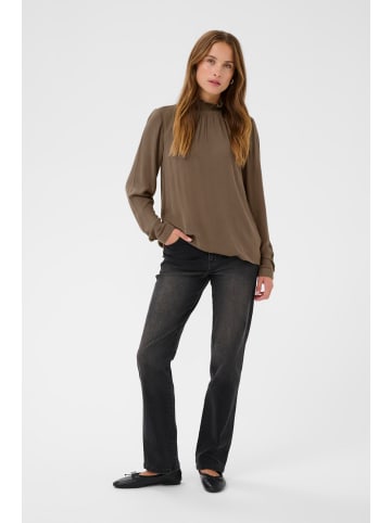 Kaffe Bluse langarm Trine Regular fit in Morel