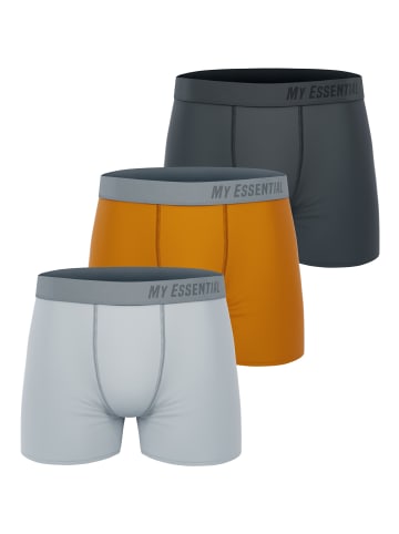 Unbekannt Boxershorts My Essential 3 Pack Boxers Cotton Bio in orange