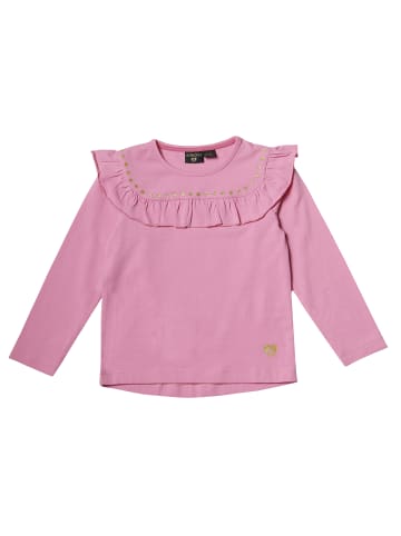 KOROSHI LANGÄRMELIGES MÄDCHEN T-SHIRT in pink