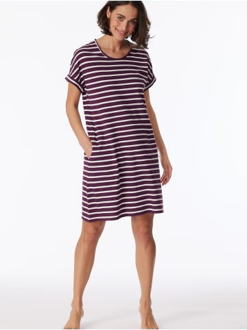 Schiesser Sleepshirt Casual Essentials in pflaume