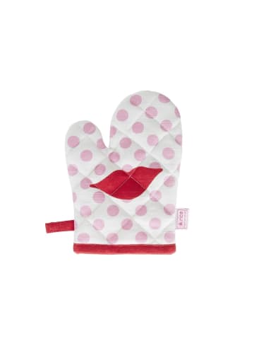 Rice Kinder-Ofenhandschuh Kiss in Pink | Rot