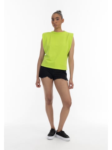 myMo Damen Sweatshirt in Limette