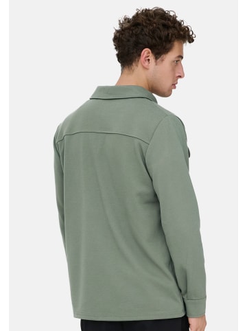 ONLY & SONS Hemdjacke / Overshirt Newkodyl in Dunkelgrau / hellgrün
