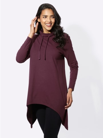 Sieh an! Longshirt in burgund