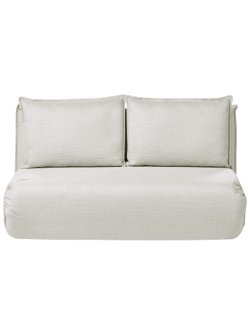 Beliani 2-Sitzer Sofa ROROS in Weiß - (W) 136 x (H) 76 x (L) 88 cm