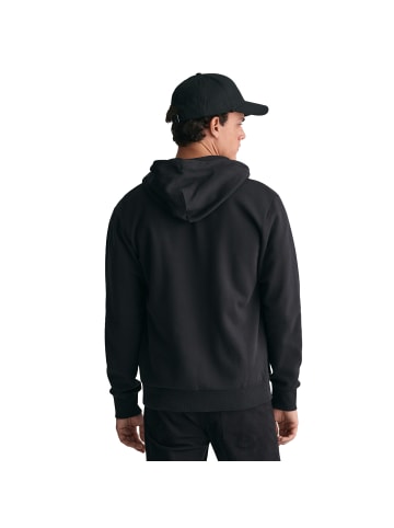 Gant Sweatjacke in Schwarz