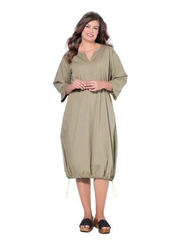 LAURASØN Midikleid in schilf