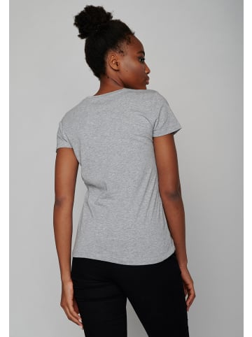 GreenBomb T-Shirt Animal Koernerfreund in Heidekraut Grau