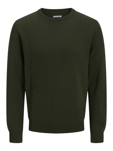 Jack & Jones Pullover JJEGlobe in oliv - 0005