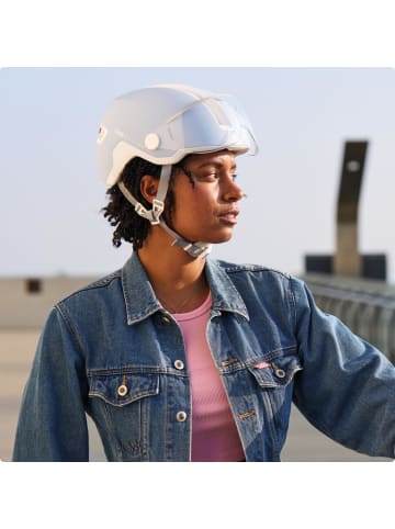 ABUS Fahrradhelm HUD-Y ACE in pure lavender