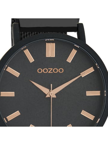 Oozoo Analog-Armbanduhr Oozoo Timepieces schwarz groß (ca. 42mm)