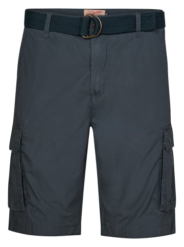 Petrol Industries Cargo-Shorts mit Gürtel in Grau