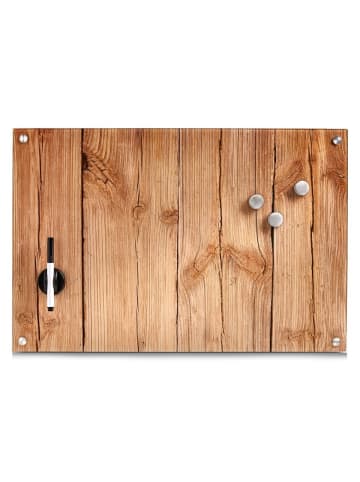 Zeller Present Glastafel in braun