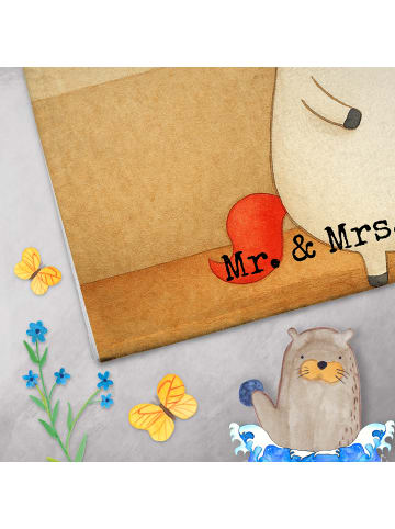 Mr. & Mrs. Panda Gästehandtuch Einhorn Krankenschwester Design m... in Weiß