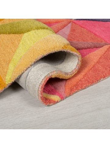 KADIMA DESIGN Luxus-Handgetufteter Wollteppich in Multifarben