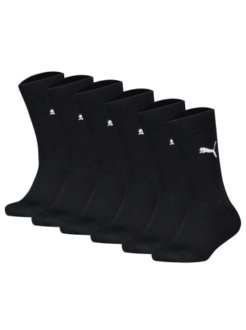 Puma Socken 6er Pack in Schwarz
