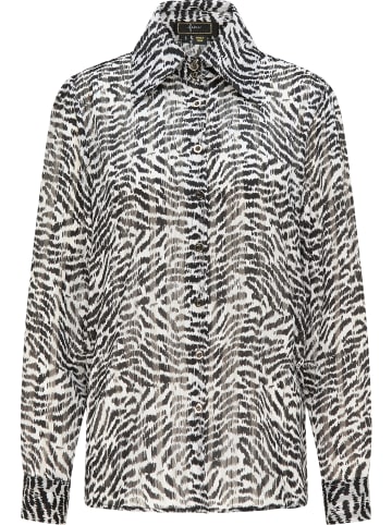 faina Damen Bluse in Weiss Schwarz