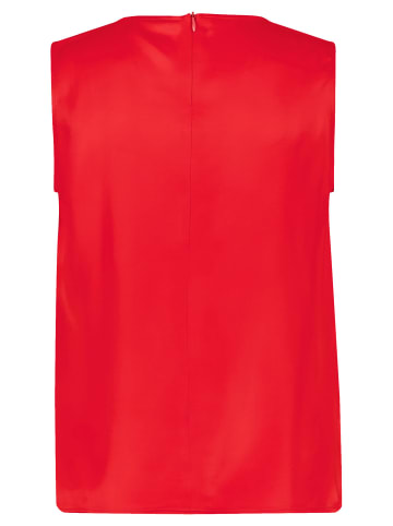 TAIFUN Bluse ohne Arm in Digital Red