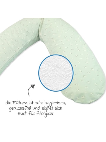 Theraline Stillkissen Das Komfort mit Mikroperlen-Füllung in gruen