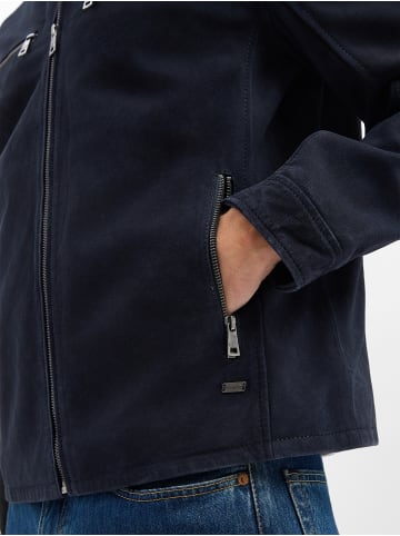 Mauritius Lederjacke in marine